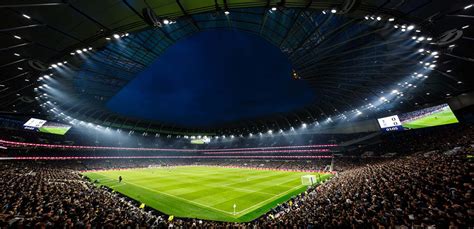 Captivating magic of lights at the stadium